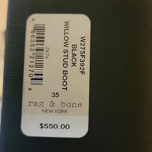 NIB Rag & Bone Willow Studded leather Boots - Picture 16 of 16